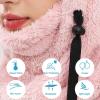imageShy Velvet Balaclava WindResistant Winter Face MaskFleece Ski Mask for Men and WomenWarm Face Cover Hat Cap ScarfPink