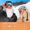 imageShy Velvet Balaclava WindResistant Winter Face MaskFleece Ski Mask for Men and WomenWarm Face Cover Hat Cap ScarfPlush Beige