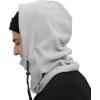 imageShy Velvet Cold Weather Fleece Balaclava Ski MaskBalaclava WindResistant Winter Face Mask for Men and WomenGrey
