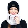 imageShy Velvet Cold Weather Fleece Balaclava Ski MaskBalaclava WindResistant Winter Face Mask for Men and WomenWhite