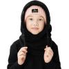 imageShy Velvet Ski Mask for Kids Winter Balaclava Warm Fleece Lined HatsBlack