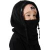 imageShy Velvet Ski Mask for Kids Winter Balaclava Warm Fleece Lined HatsBlack