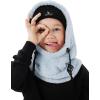 imageShy Velvet Ski Mask for Kids Winter Balaclava Warm Fleece Lined HatsBlue