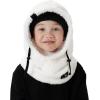 imageShy Velvet Ski Mask for Kids Winter Balaclava Warm Fleece Lined HatsWhite