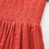imageShy Velvet Womens Summer Dresses 2024 Maxi Dress Long Sleeve Square Neck Embroidered Maxi DressBrick Red
