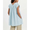 image:imageShy Velvet 2026 Summer Womens Boho Tunic Dress Oversized Flowy Cover Up Beach Vacation Dress with Scalloped Trim and PocketsPastel Blue