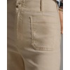 image:imageShy Velvet Womens Crop Wide Leg Pants High Waisted Stretchy Comfort Fabric Capri Pants for WomenKhaki