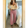 image:imageShy Velvet Womens Crop Wide Leg Pants High Waisted Stretchy Comfort Fabric Capri Pants for WomenPink